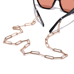 Le Specs Gold Bold Link Eyewear Chain