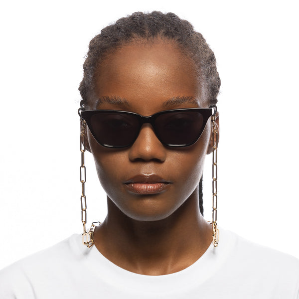 Le Specs Gold Bold Link Eyewear Chain