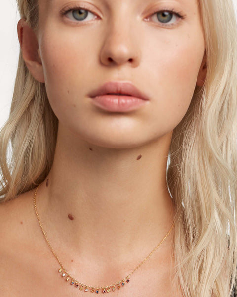 PDPAOLA Willow Necklace - 925 Sterling Silver / 18K Gold Plating