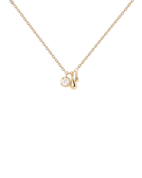 PDPAOLA Water Necklace - 925 Sterling Silver / 18K Gold Plating