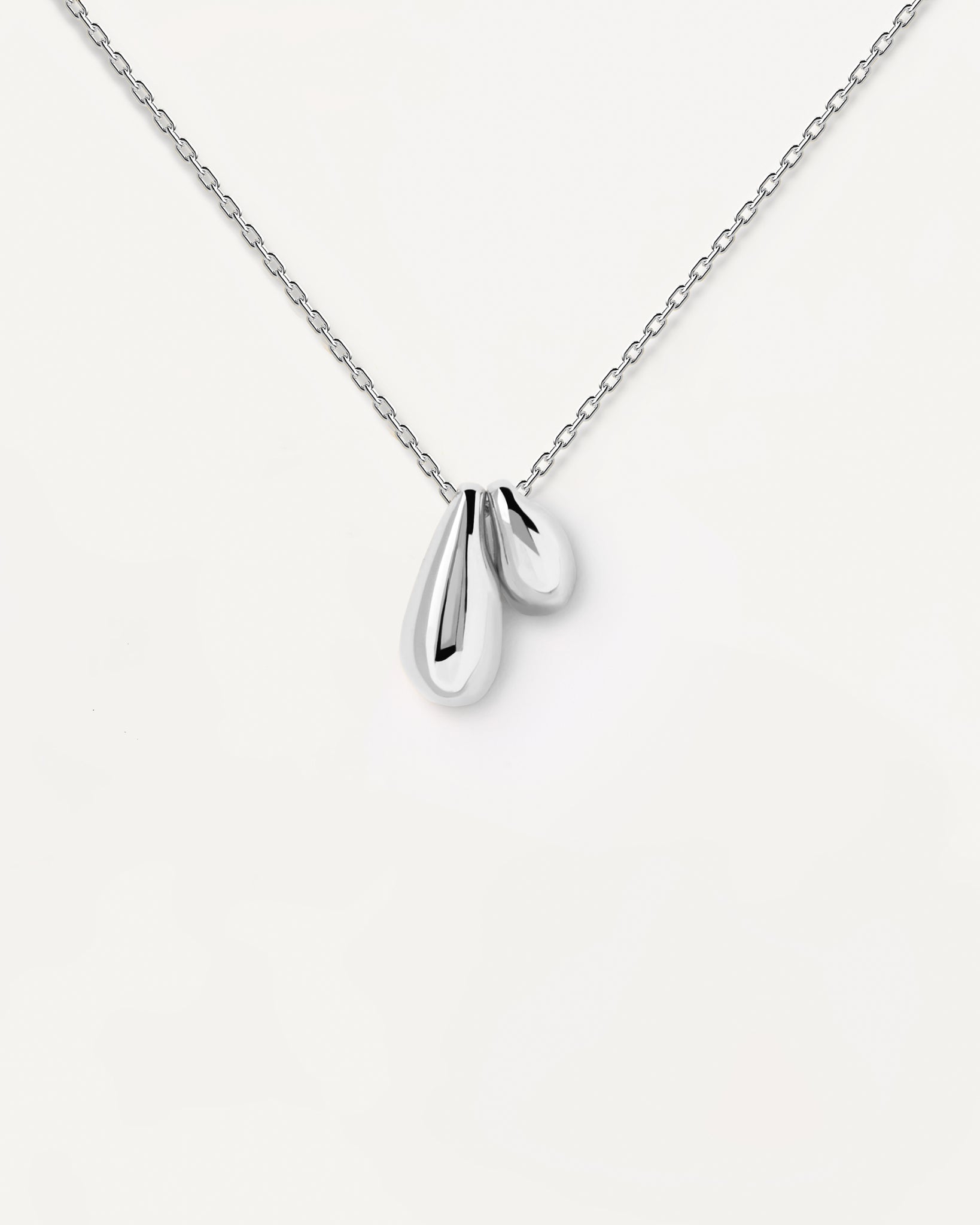 PDPAOLA Sugar Silver Necklace - 925 Sterling Silver