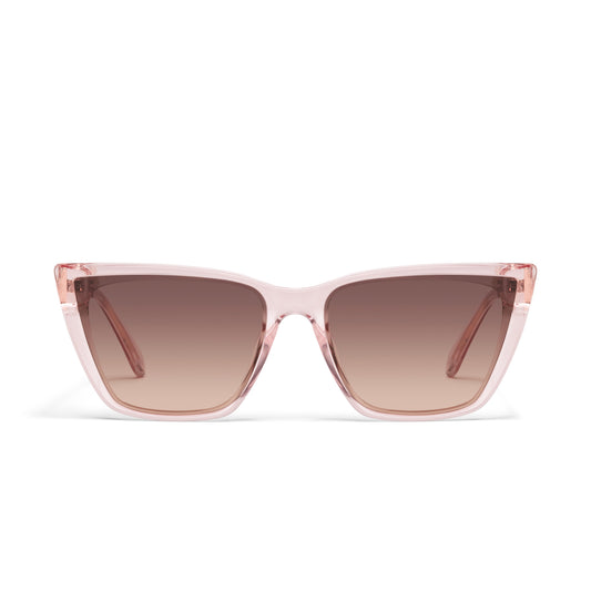 QUAY Call The Shots Adorned Sunglasses - Peony/Brown Fawn (Limited Edition)