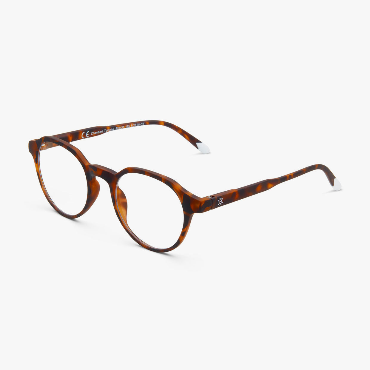 BARNER Chamberi - Matte Tortoise Blue Light Reading Glasses