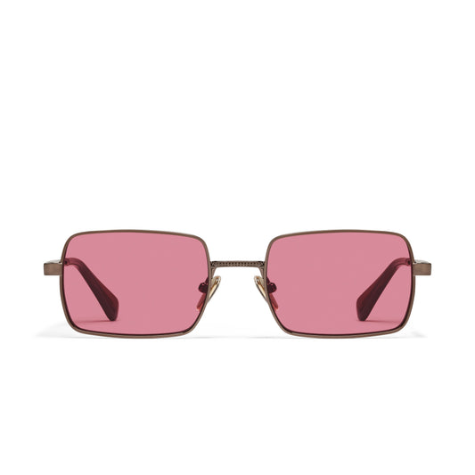QUAY Dnd Sunglasses - Chocolate/Magenta