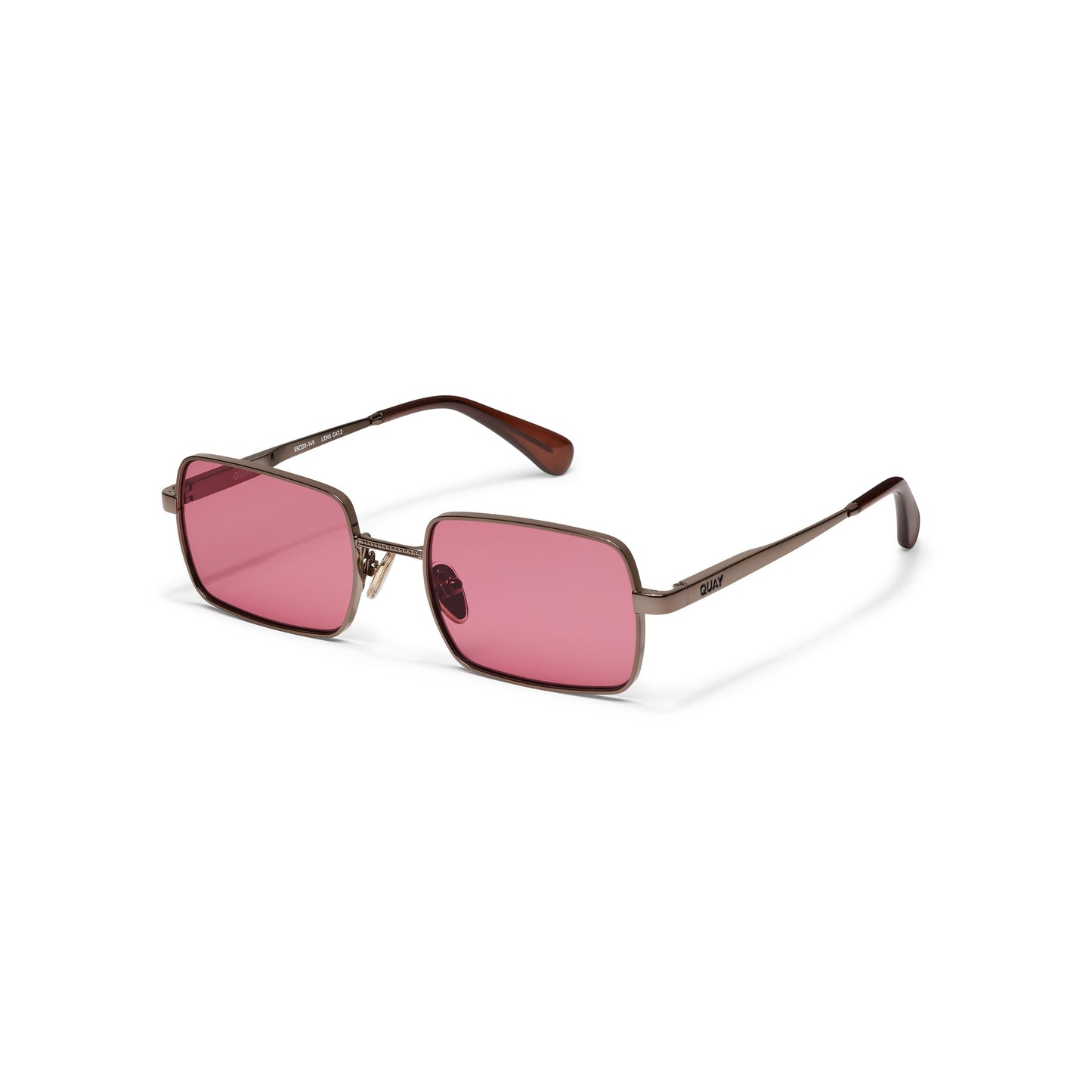 QUAY Dnd Sunglasses - Chocolate/Magenta