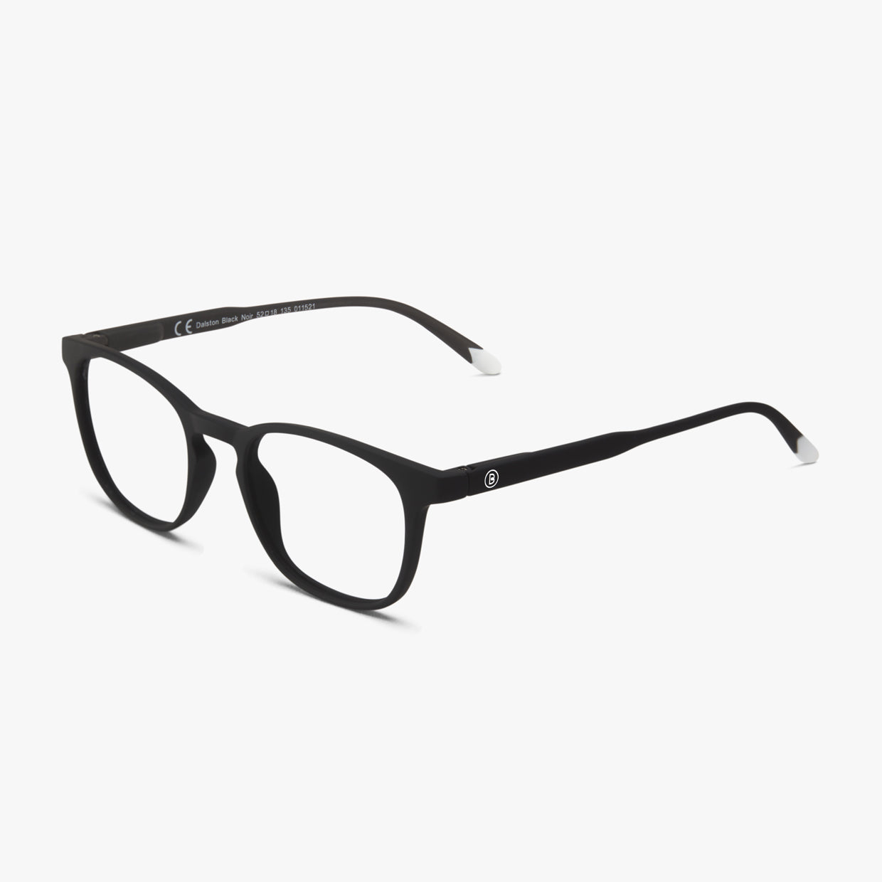 BARNER Dalston - Matte Black Noir Blue Light Reading Glasses
