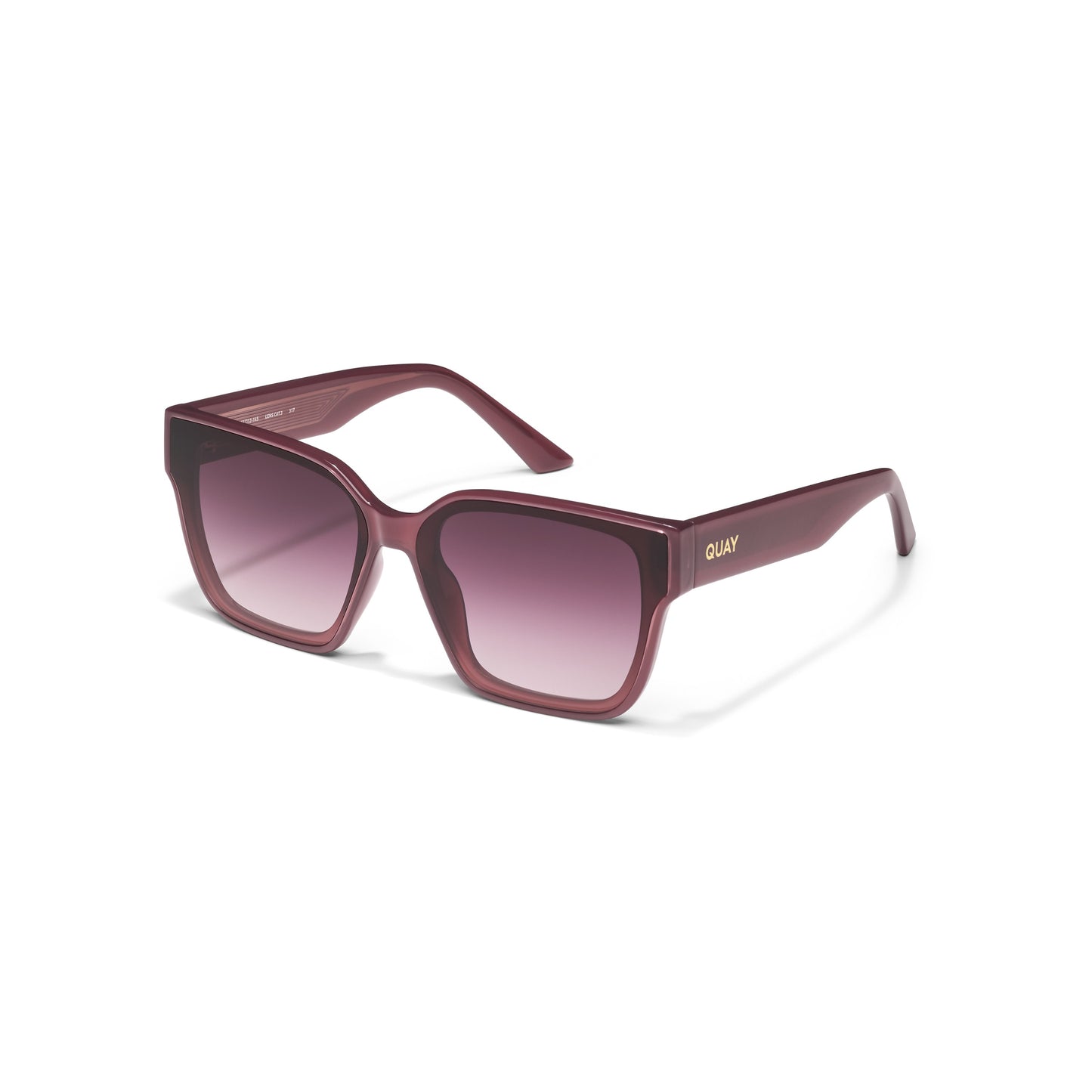 QUAY Drive In Sunglasses - Plum/Plum Pink