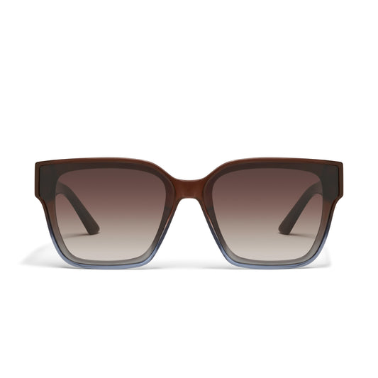 QUAY Drive In Sunglasses - Chocolate Ombre/Brown