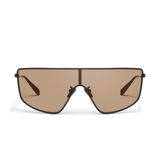 QUAY Entourage Sunglasses - Black/Tan (Limited Edition)