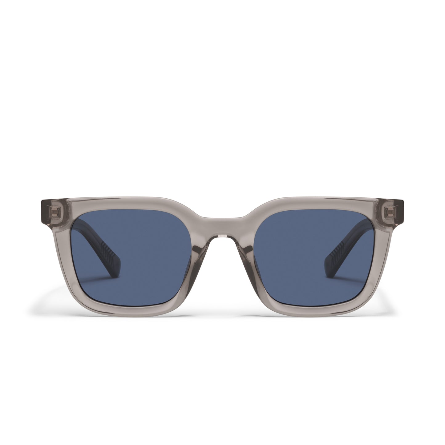 QUAY Game Over Sunglasses - Grey/Navy Polarized