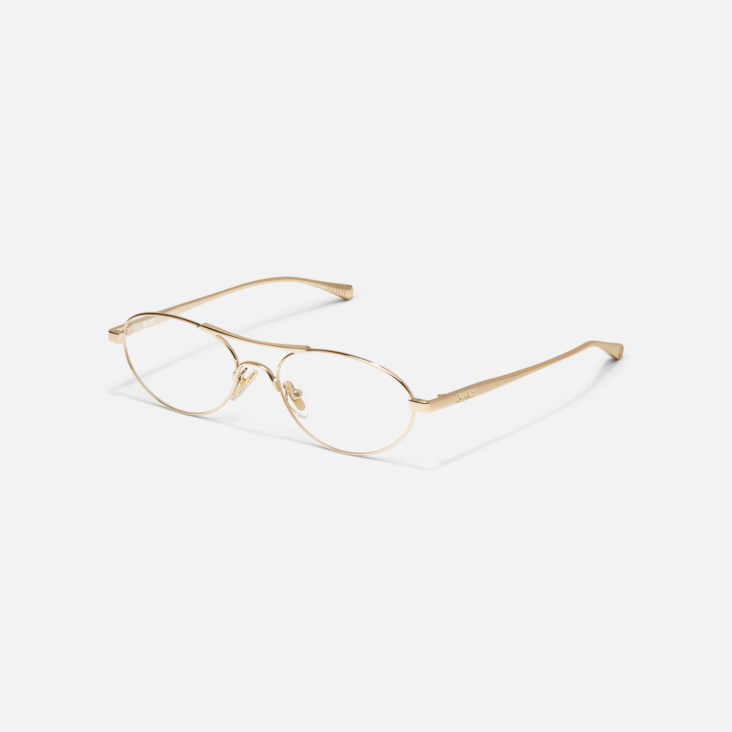 QUAY Gone Viral Optical Eyeglasses - Gold (Exclusively In-Store)