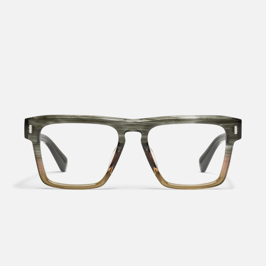 QUAY Headline Optical Eyeglasses - Green Demi (Exclusively In-Store)