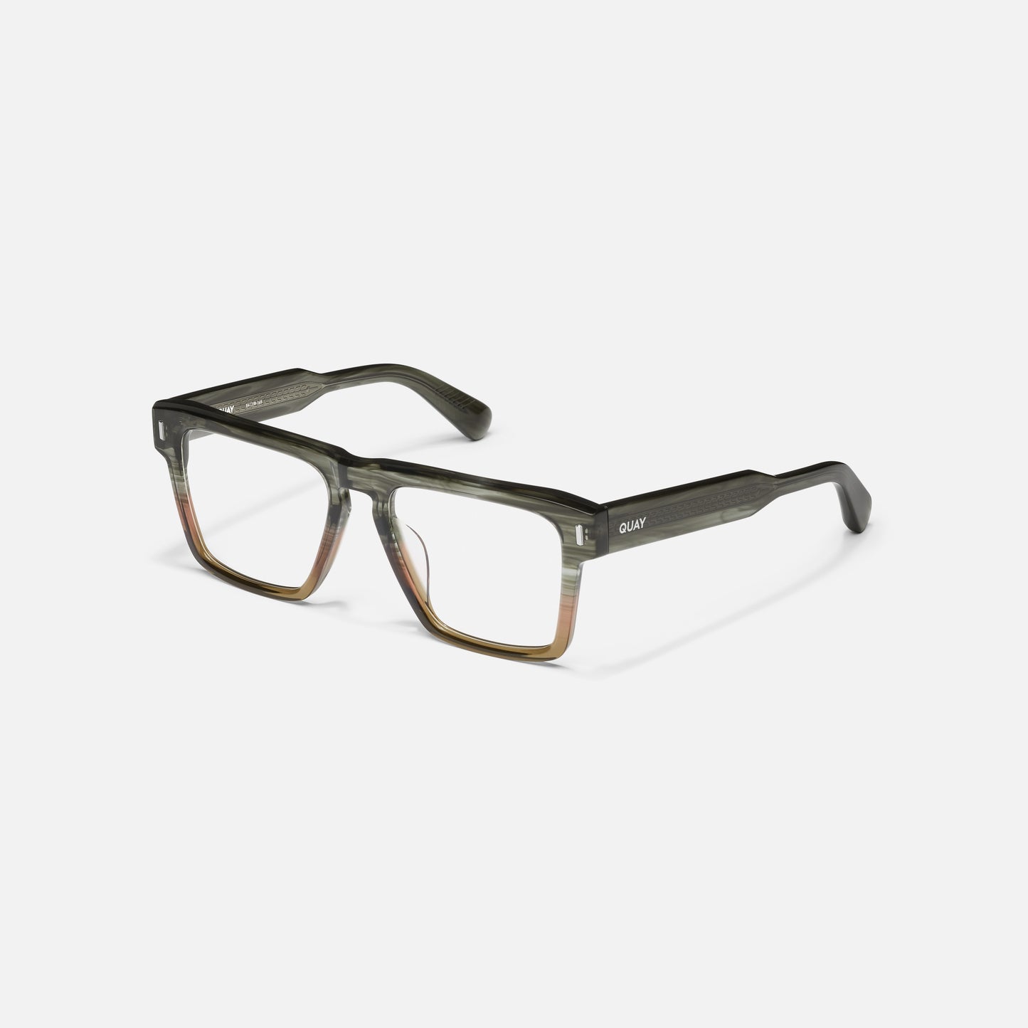 QUAY Headline Optical Eyeglasses - Green Demi (Exclusively In-Store)
