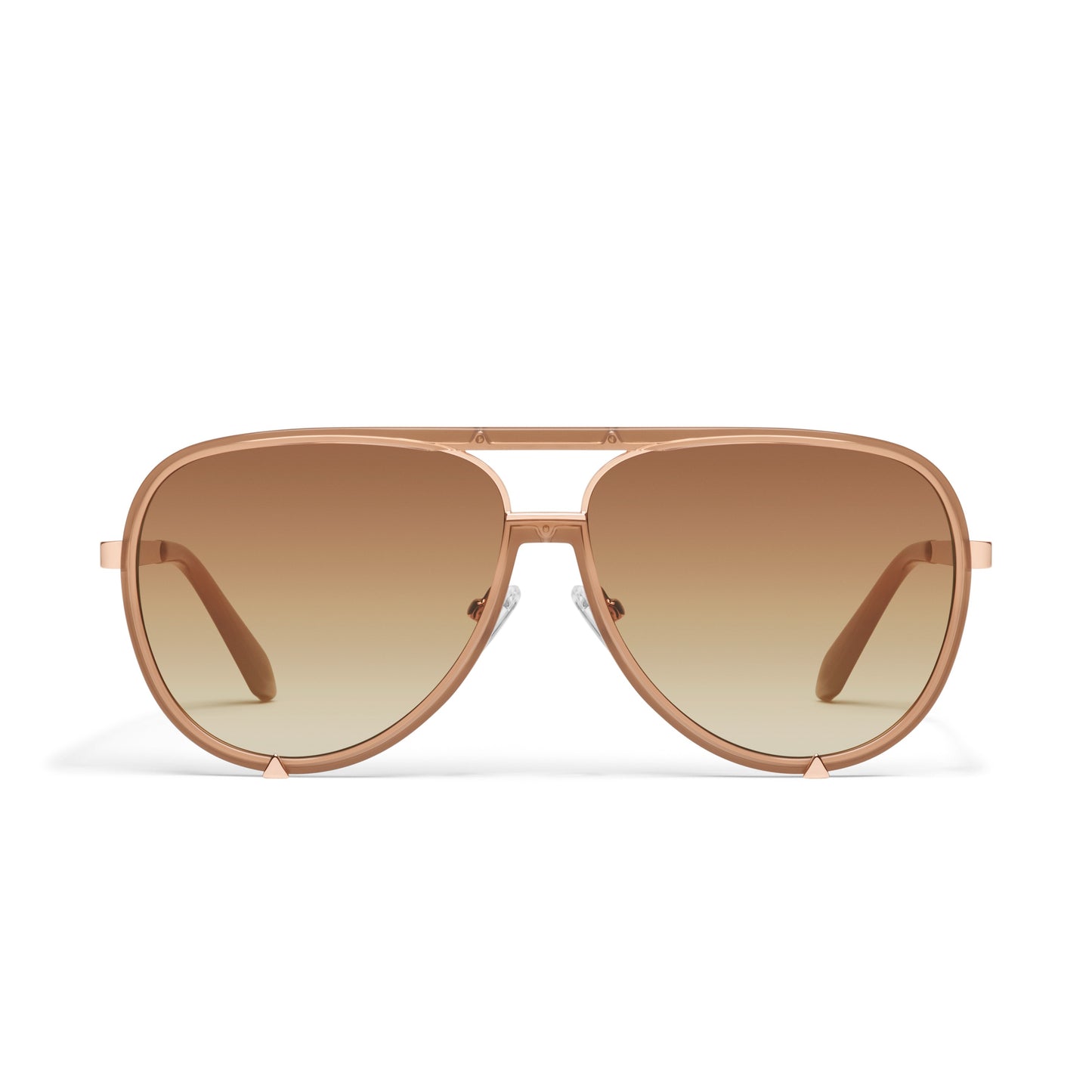 QUAY High Profile Sunglasses - Camel/Sepia