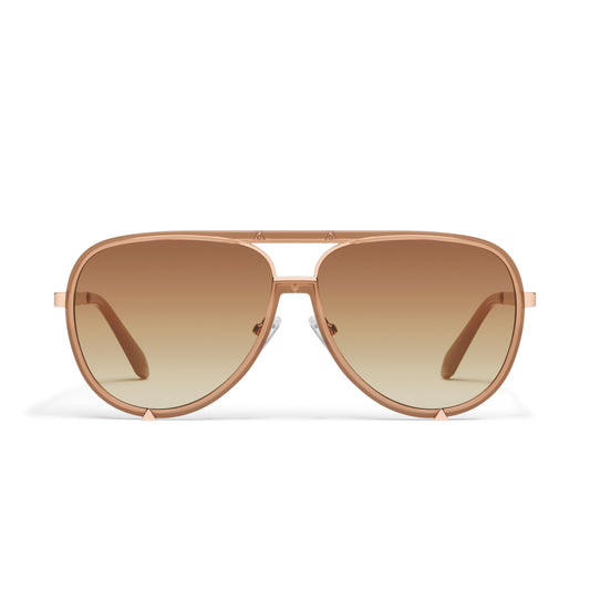 QUAY High Profile Sunglasses - Camel/Sepia