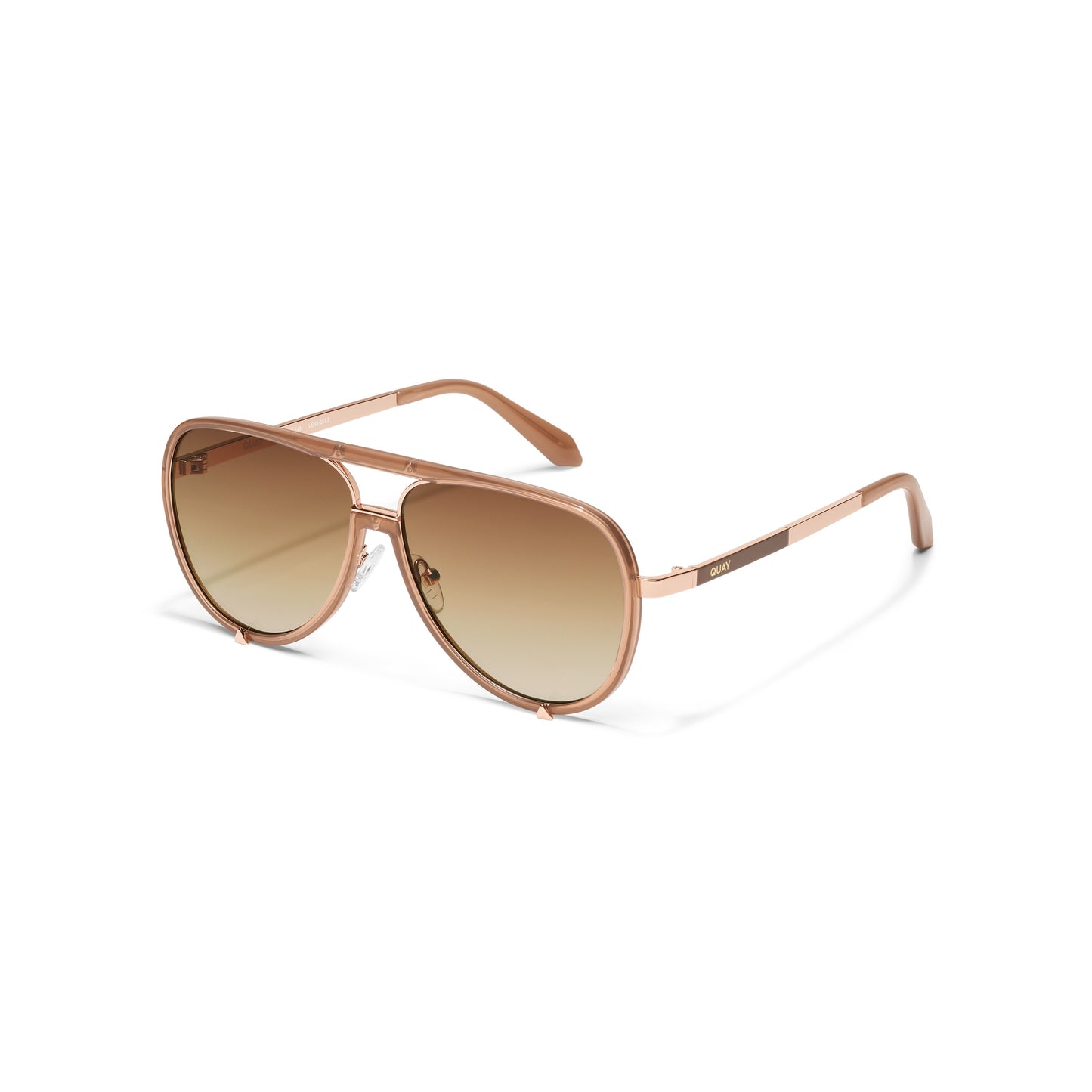 QUAY High Profile Sunglasses - Camel/Sepia