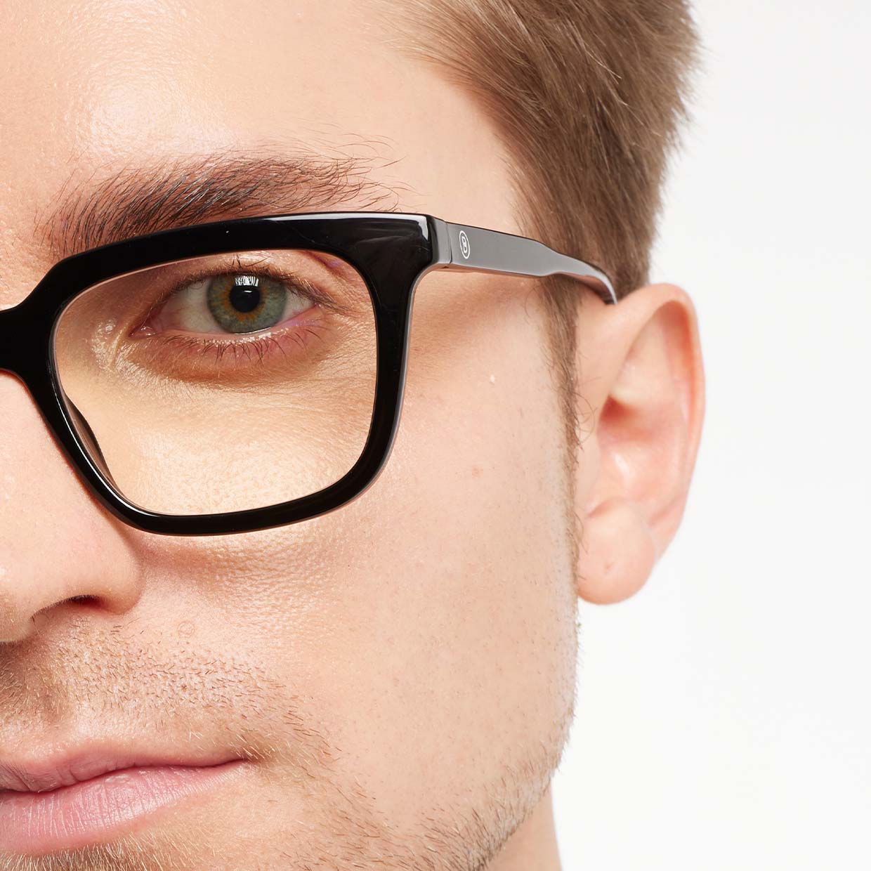 BARNER Holly - Glossy Black Noir Blue Light Reading Glasses