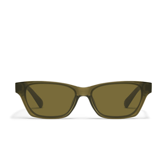 QUAY In The City Sunglasses - Olive/Olive