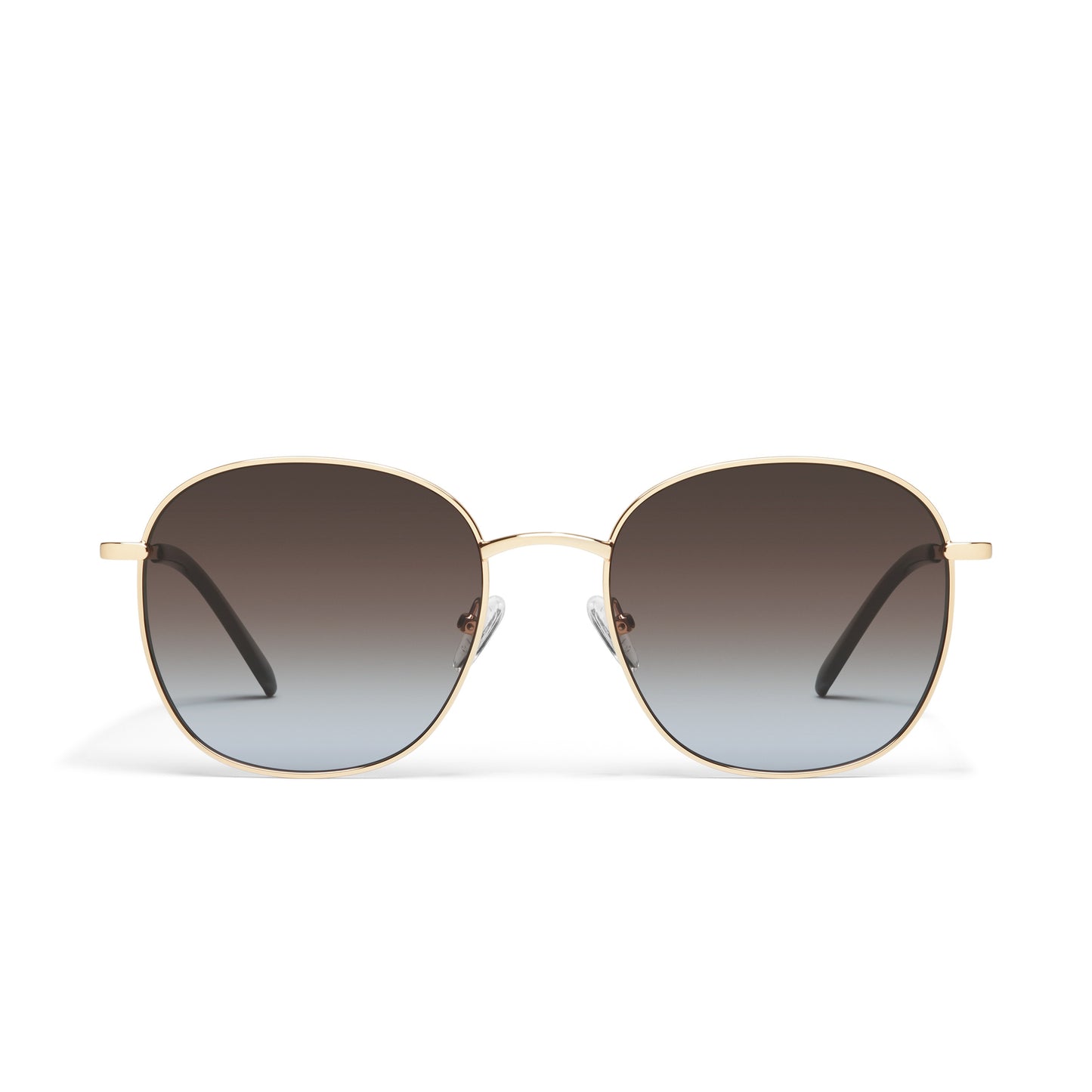 QUAY Jezabell Sunglasses - Gold/Chocolate Blue