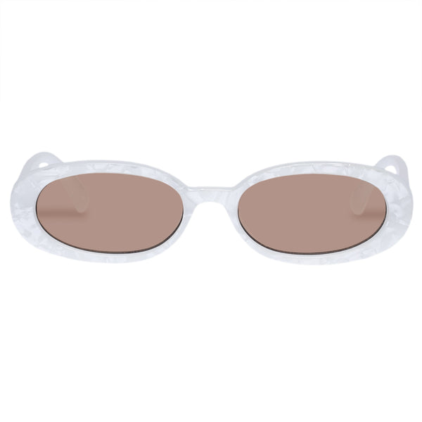 Le Specs Outta Love | White Marble