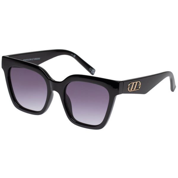 Le Specs Star Glow | Black Smoke Grad
