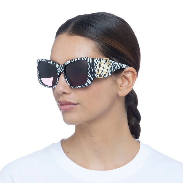 Le Specs Primal Instinct Ltd Edt | White Tiger Sunglasses