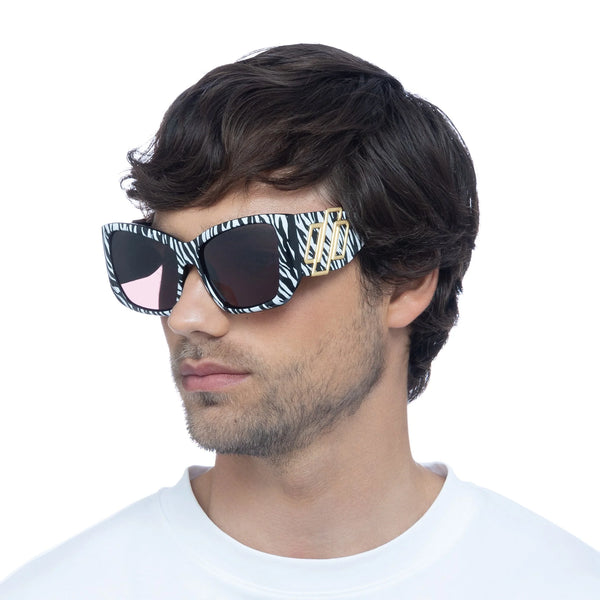 Le Specs Primal Instinct Ltd Edt | White Tiger Sunglasses