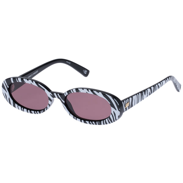 Le Specs Outta Love | White Tiger Sunglasses