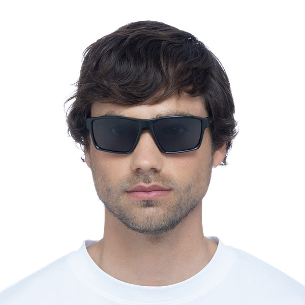 Le Specs Dauntless | Black Polarized Sunglasses