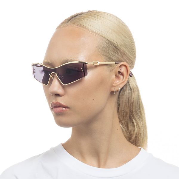 Le Specs Hyperbole Ltd Edt | Gold Sunglasses