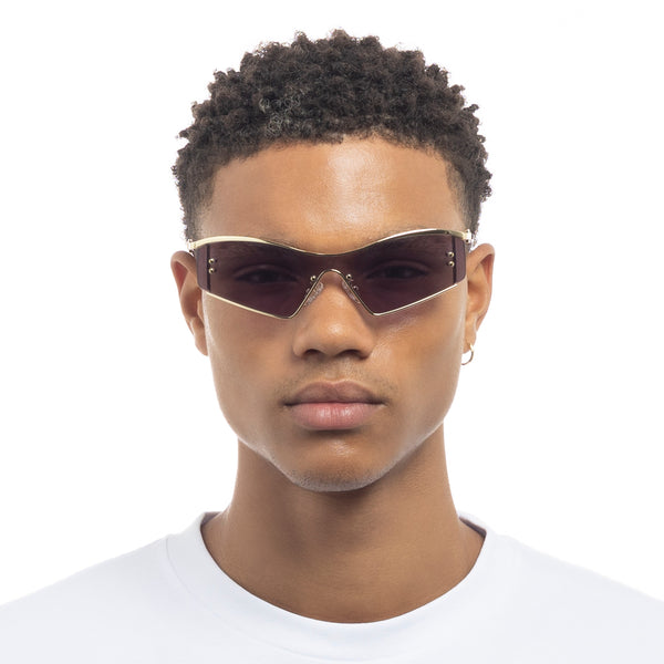 Le Specs Hyperbole Ltd Edt | Gold Sunglasses