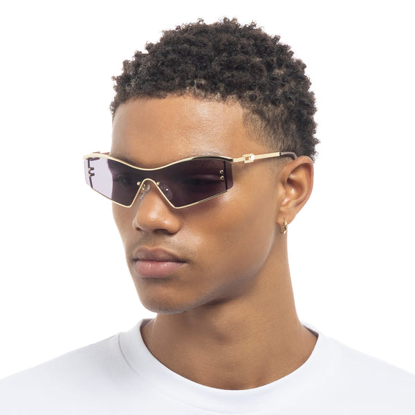 Le Specs Hyperbole Ltd Edt | Gold Sunglasses
