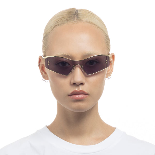 Le Specs Hyperbole Ltd Edt | Gold Sunglasses