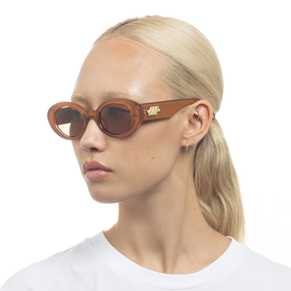 Le Specs Nouveau Vie | Caramel Sunglasses