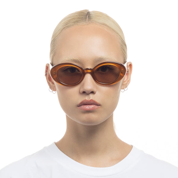 Le Specs Nouveau Vie | Caramel Sunglasses