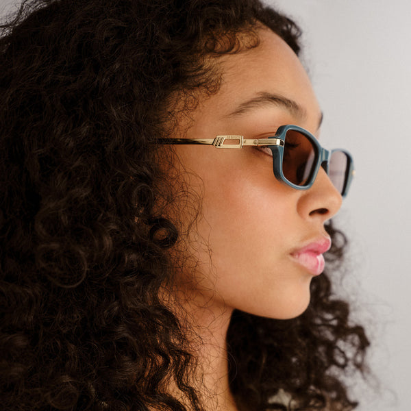 Le Specs Bamboozler Limited Edition | Seafoam Polarized Sunglasses (Truly On Holidays Collection)