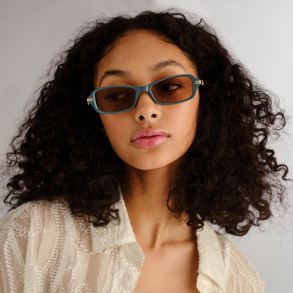 Le Specs Bamboozler Limited Edition | Seafoam Polarized Sunglasses (Truly On Holidays Collection)