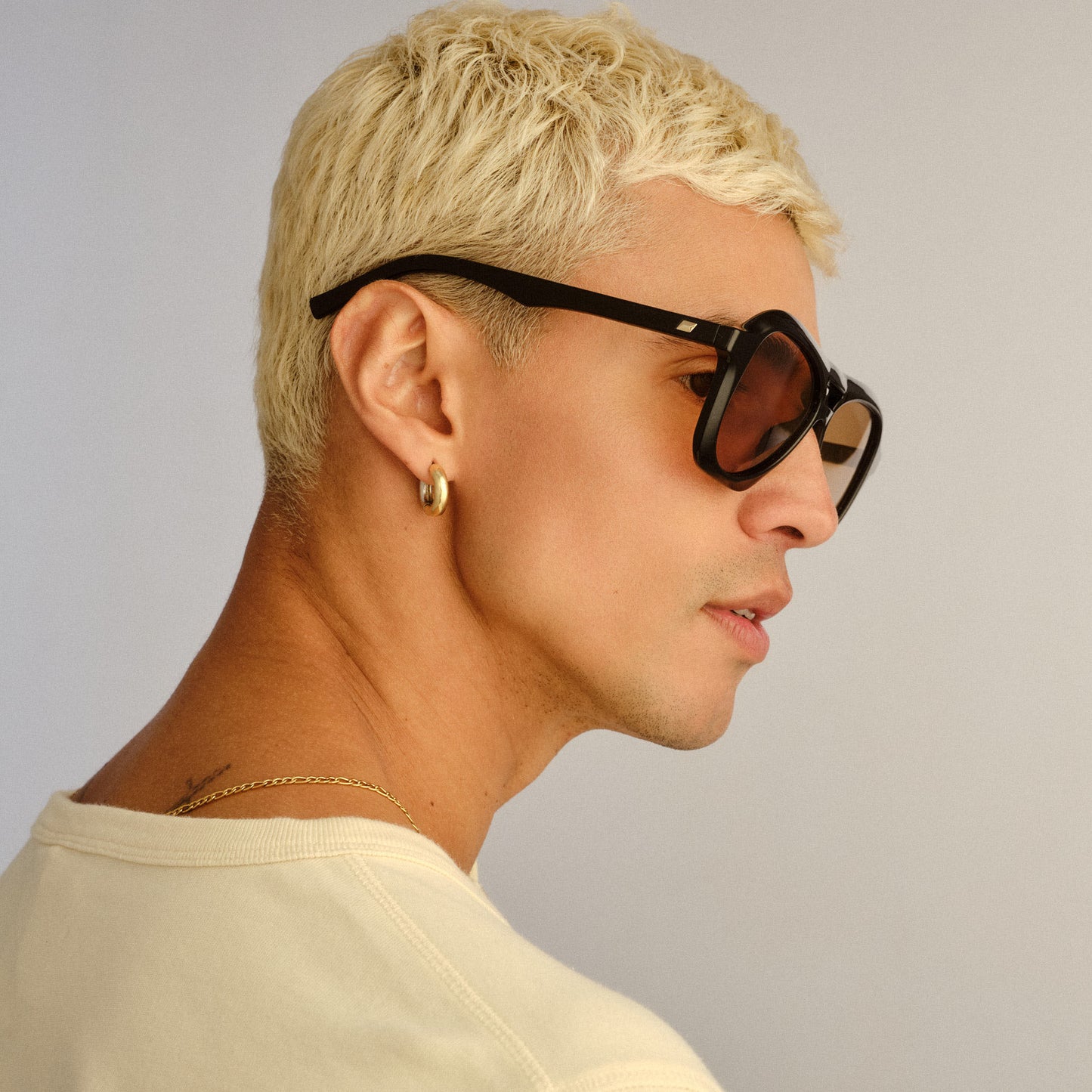 Le Specs Drizzle Sunglasses | Black Light Brown Mono