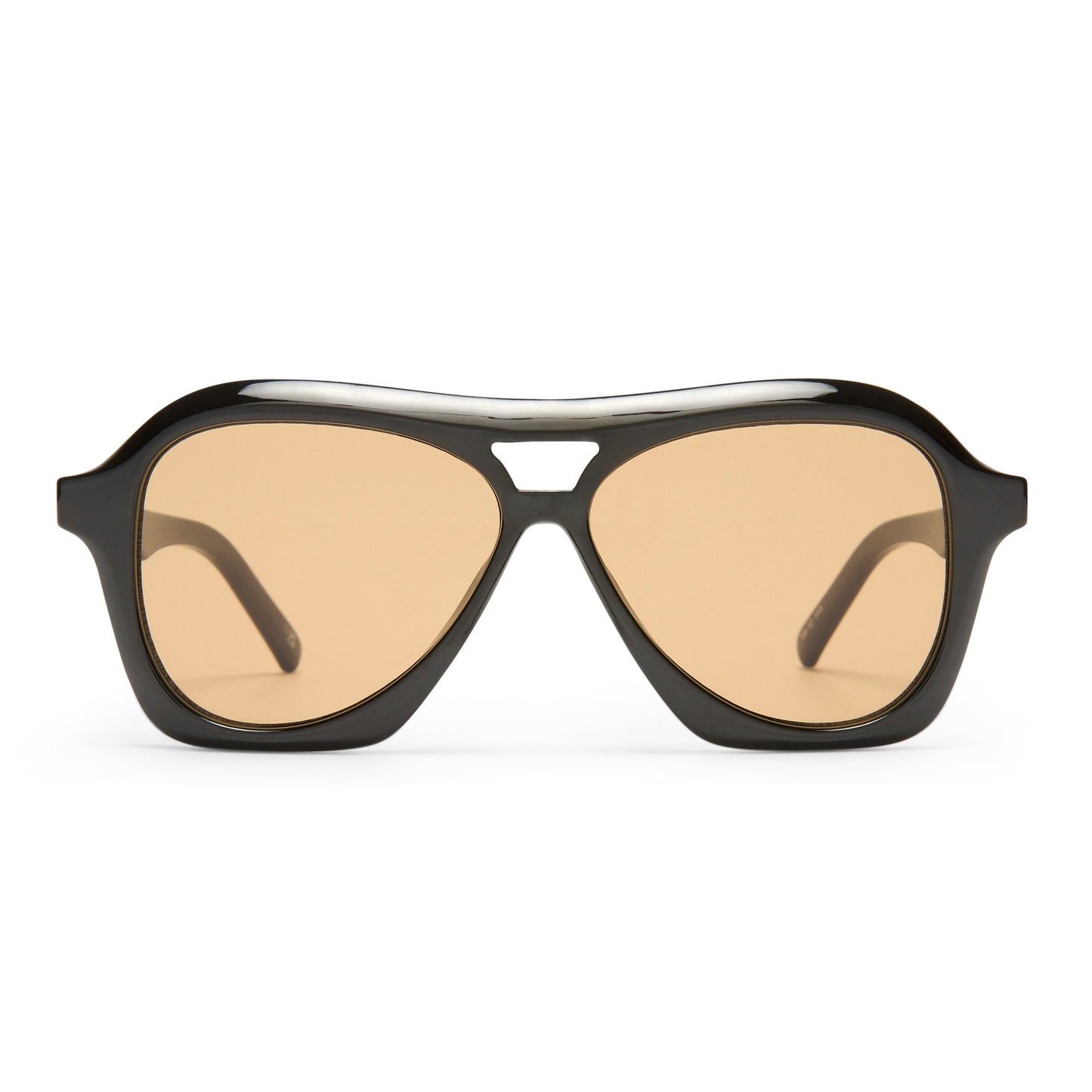 Le Specs Drizzle Sunglasses | Black Light Brown Mono
