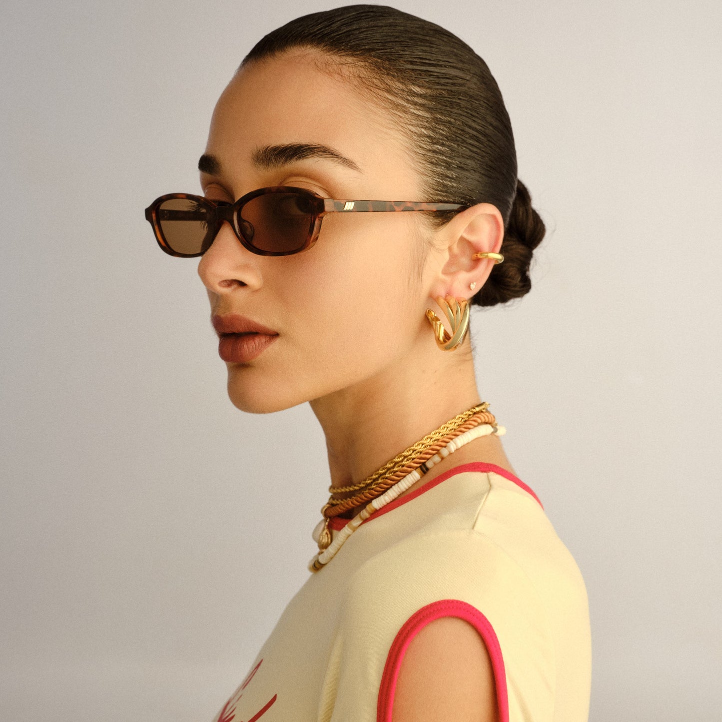Le Specs Honey Pot Sunglasses | Tort Brown Mono