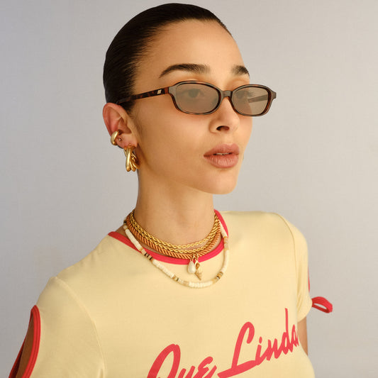 Le Specs Honey Pot Sunglasses | Tort Brown Mono