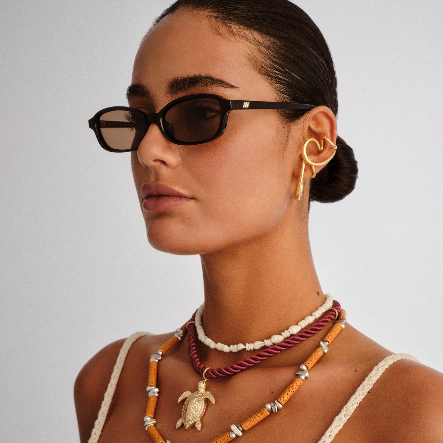 Le Specs Honey Pot Sunglasses | Black Brown Mono