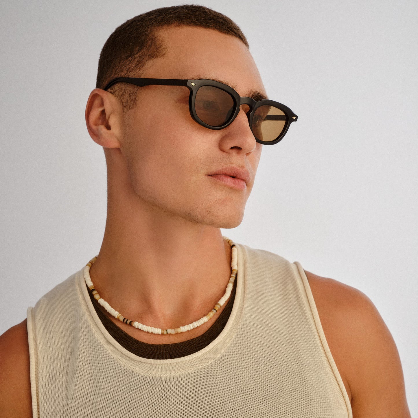 Le Specs Heart Throb Sunglasses | Black Light Brown Mono