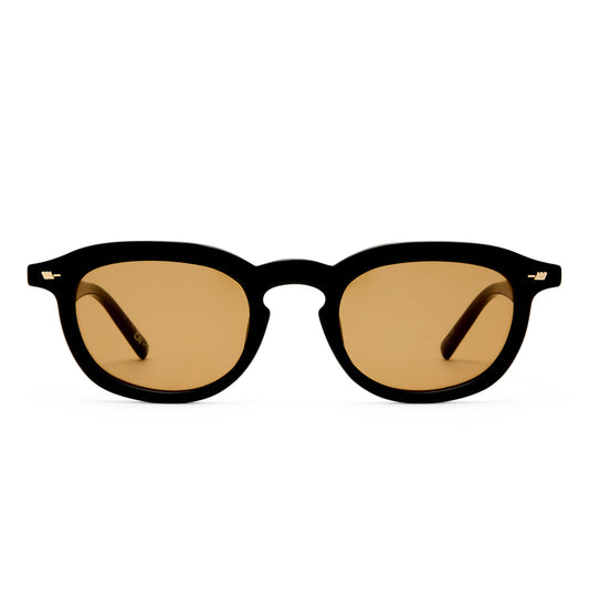 Le Specs Heart Throb Sunglasses | Black Light Brown Mono
