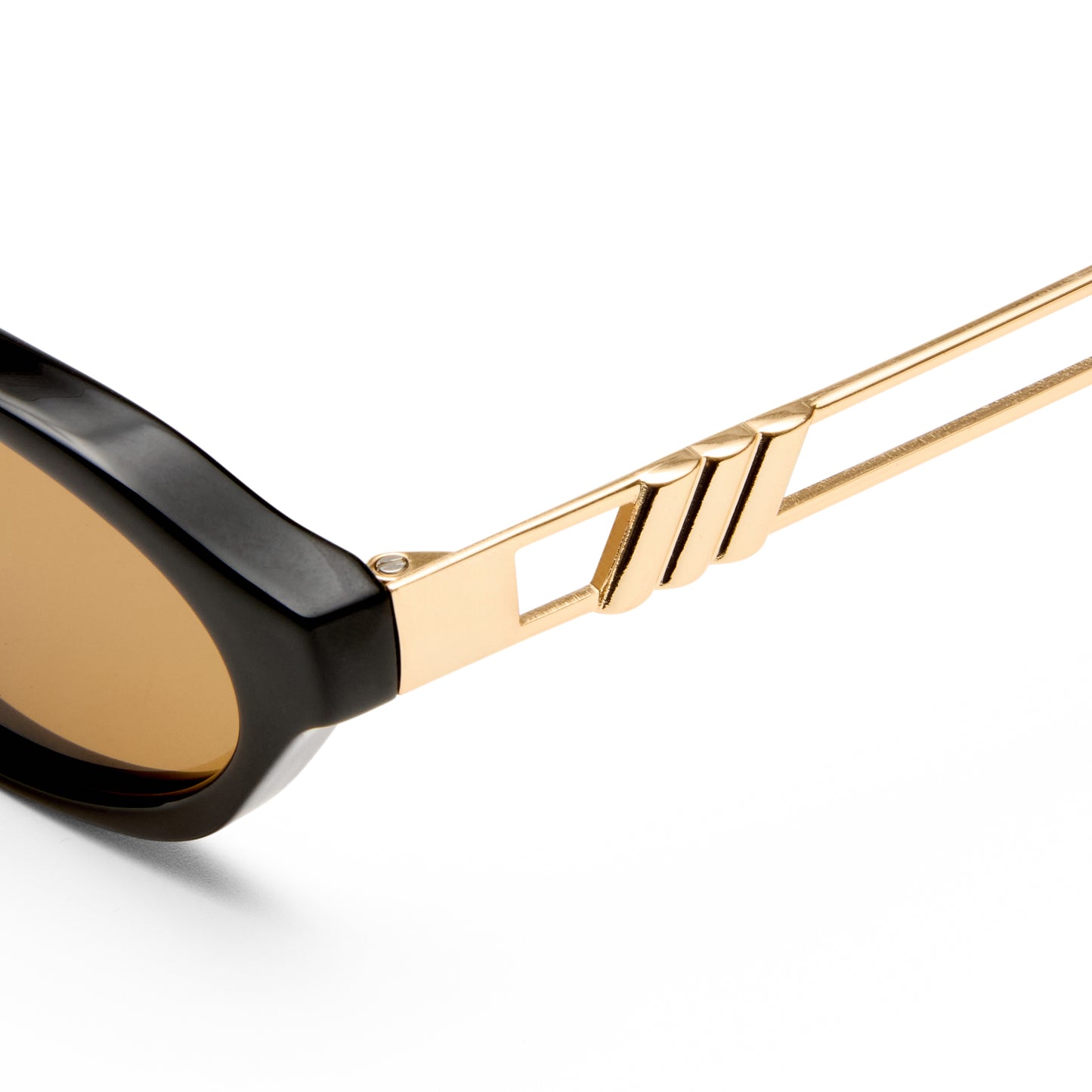 Le Specs Lunita Sunglasses | Black Light Brown Mono