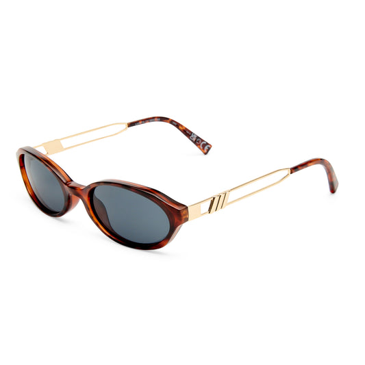 Le Specs Lunita Sunglasses | Dark Tort Smoke Mono