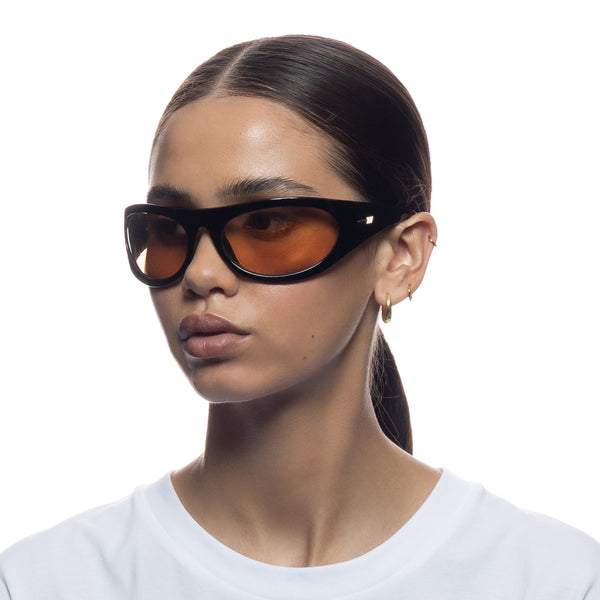 Le Specs Trash Trix | Black Mustard Mono (Le Sustain Collection)