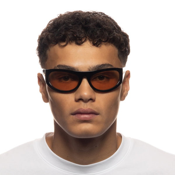 Le Specs Trash Trix | Black Mustard Mono (Le Sustain Collection)