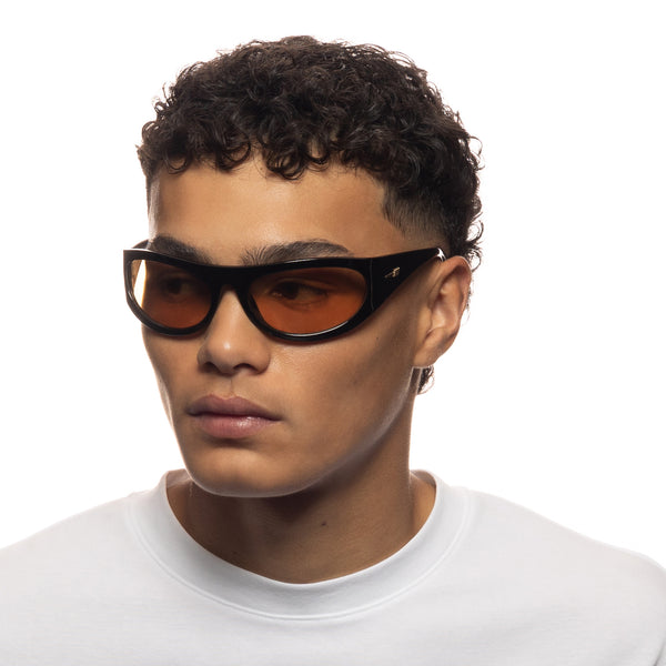 Le Specs Trash Trix | Black Mustard Mono (Le Sustain Collection)