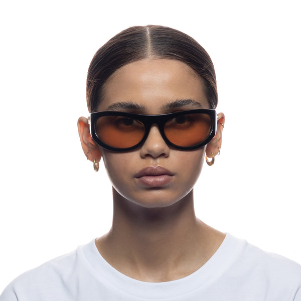 Le Specs Trash Trix | Black Mustard Mono (Le Sustain Collection)